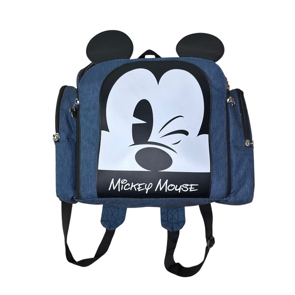 Disney Handbags - Disney Mickey Mouse 2 in 1 Diaper Bag Booster Seat Backpack Kids Travel‎ Bag